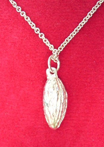 Olive seed pendant